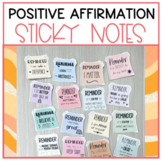 Positive Affirmation/ Growth Mindset Sticky Notes