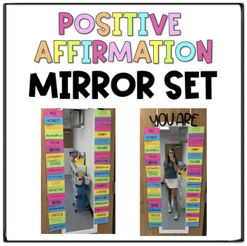 Preview of Positive Affirmation Mirror Set