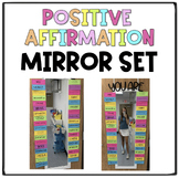 Positive Affirmation Mirror Set
