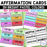 Positive Affirmation Mirror Station Cards - Pastel Neon - 