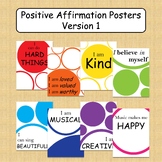 Positive Affirmation Posters for the Music Classroom | Color Pop