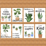 Positive Affirmation Posters for the Music Classroom | Pla