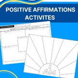 Positive Affirmation SEL Activities {Social Emotional Learning}