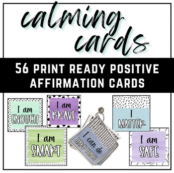 Positive Affirmation Self-Talk Calming Cards by Mrs JP Calming Corner