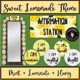 Positive Affirmation Station Mirror Cards | Sweet Lemonade