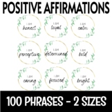 Positive Affirmation - Station, Mirror, or Circles - Moder