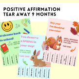Positive Affirmation Tear Away 9 Months