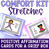 Positive Affirmation Yoga Stretch Cards for Loss and Grief