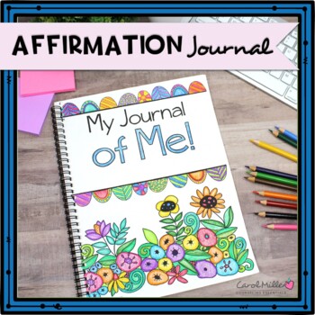 Preview of Positive Affirmations | Self Esteem Journal | CBT