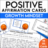 Positive Affirmations Cards for Growth Mindset - Social Em