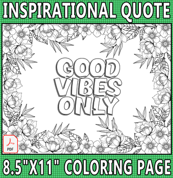 Positive Affirmations Coloring Pages | Positive Affirmations for