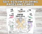 Positive Affirmations Coloring Pages for Kids | Growth Min