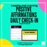 Daily Check -Ins with Positive Affirmations for Google Form