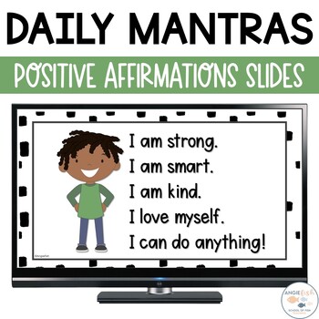 Preview of Positive Affirmations | Mantras | Affirmation Slides