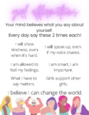 Positive Affirmations Poster Girls