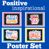 Positive Affirmations Posters | Bulletin Board Set | Motiv