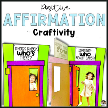 Positive Affirmations SEL Bulletin Board Craft by NamasteinSchool1