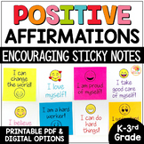 Positive Affirmations for Kids Sticky Notes: Encouraging M