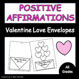 Positive Affirmations Valentine Love Envelopes