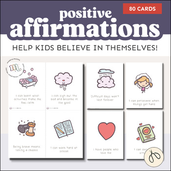 Growth Mindset Affirmation Stickers by Mental Fills Counseling Tools