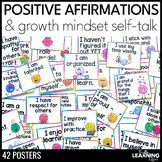Positive Affirmations Posters | Growth Mindset & Self Talk