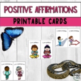 Positive Affirmations for Kids Printable Picture Cards