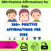 Positive Affirmations for Kids printable PDF PNG JPG