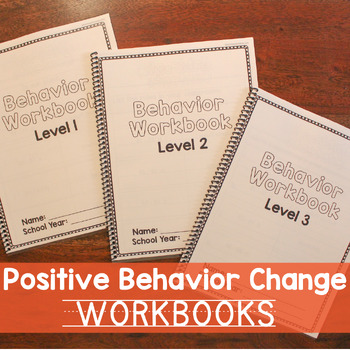 Preview of Positive Behavior Change Workbooks