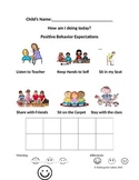 Positive Behavior Chart