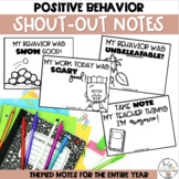Positive Behavior Comments for Students