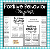 Positive Behavior Coupons