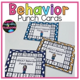 Positive Behavior Management Behavior Punch Cards Classroo