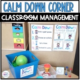 Calm Down Corner Positive Behavior Classroom Management SEL