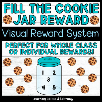 Preview of Classroom Management Rewards Whole Class Incentive Cookie Jar Visual Rewards