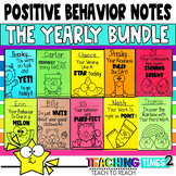 Positive Behavior Notes | The Bundle | Positive Notes Home