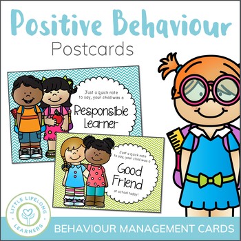 Preview of Positive Behavior Postcards - Behaviour Management