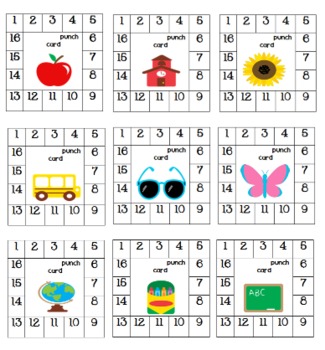 Elementary Positive Behavior Punch Card  Behavior punch cards, Classroom  rewards, Classroom behavior