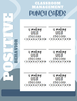 A Simple Classroom Management Punch Card System that Works for K-5 Students  - Jen Kimbrell