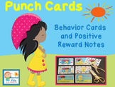 Positive Behavior Punch Cards and Reward Notes: Sunshine Theme