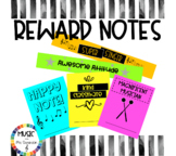 Positive Behavior Reward Notes- Music Class
