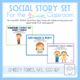 Positive Behavior Social Story Bundle for Children with Au
