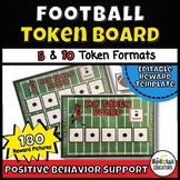 Behavior Support | SMALL Football Token Board, Reward Char