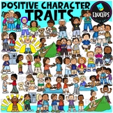 Positive Character Traits Clip Art Set {Educlips Clipart}