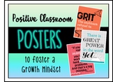 Positive Classroom Posters to Foster a Growth Mindset - Bright