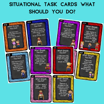 Positive Behavior Classroom Rule Posters,Worksheets and Task Cards K-2