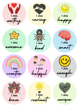Mental Health Printable Stickers