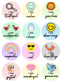 Science Affirmation Stickers Printable