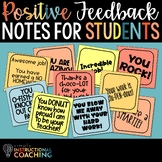 Positive Feedback Notes for Students