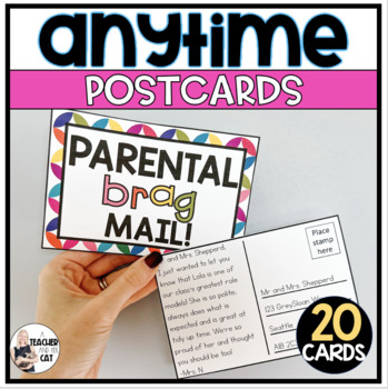 Preview of Happy Mail Postcards Positive Notes Home #FLASHFREEBIE
