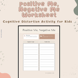 Positive Me, Negative Me Worksheet
